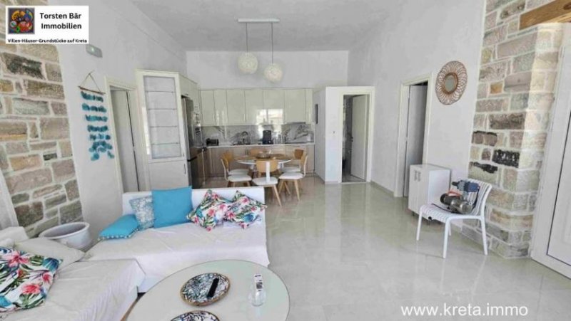 Pitsidia, Kreta, Pitsidia, freistehende ebenerdige Villa mit privatem Pool Haus kaufen